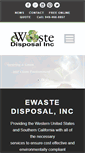 Mobile Screenshot of ewastedisposal.net